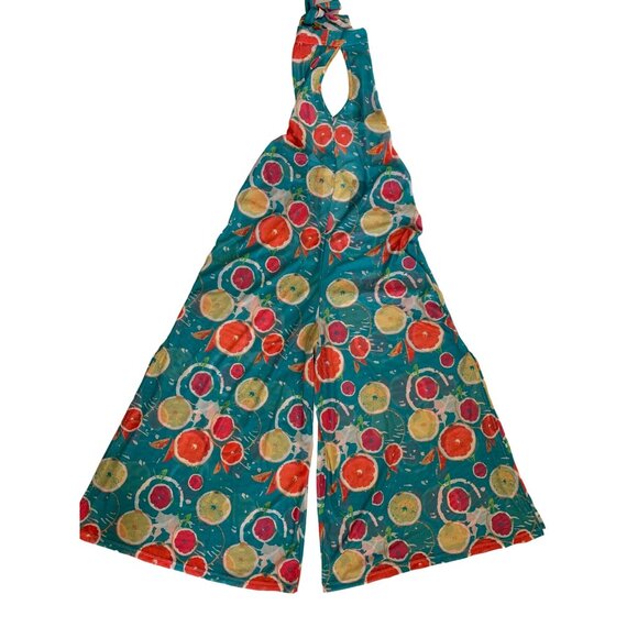 Ombare Karpo Swim Cover Up Jumpsuit Romper Sheer Resort Halter S/M NWT 7045 - Picture 5 of 16